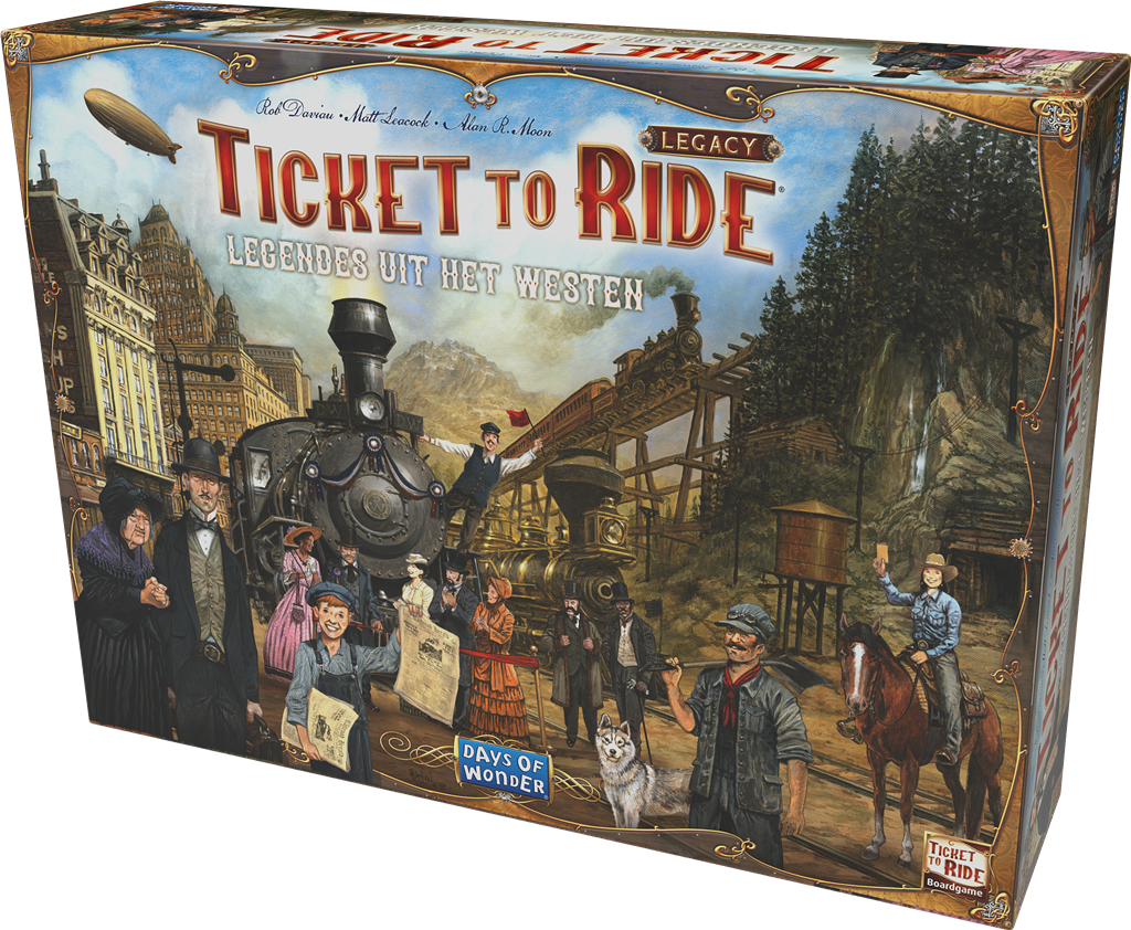 Ticket to Ride Legacy Legends of the West EN