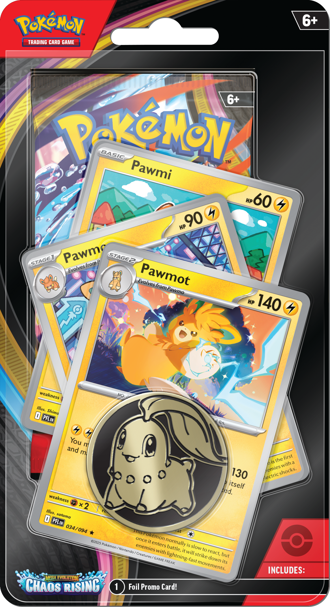 Pokemon: Chaos Rising - Premium Checklane: Pawmot