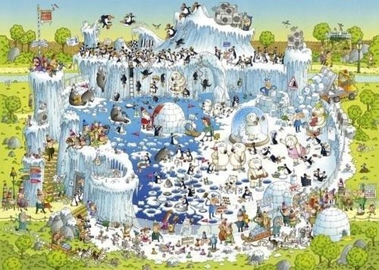 Puzzel: Polar Habitat, Comic (1000)