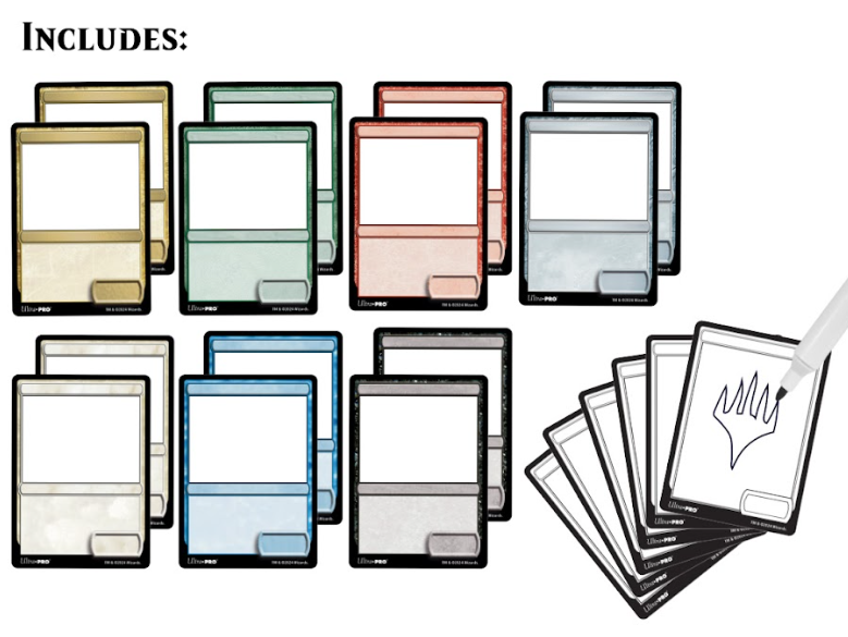 Magic the Gathering CCG Erasable Tokens