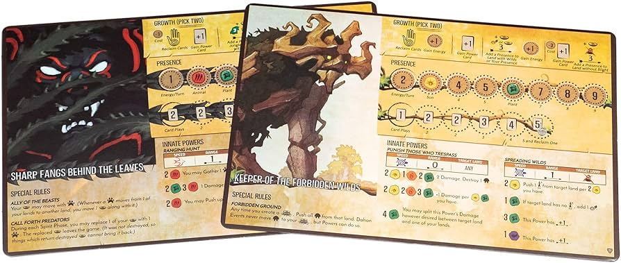 Spirit Island - Premium Foil Spirit Panels Branch and Claw EN