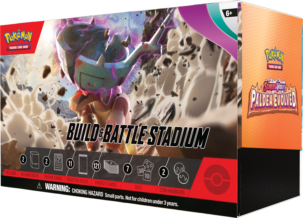 Pokemon: Paldea Evolved Build & Battle Stadium