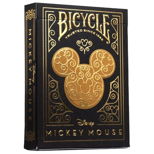 Pokerkaarten Bicycle - Mickey Black/Gold