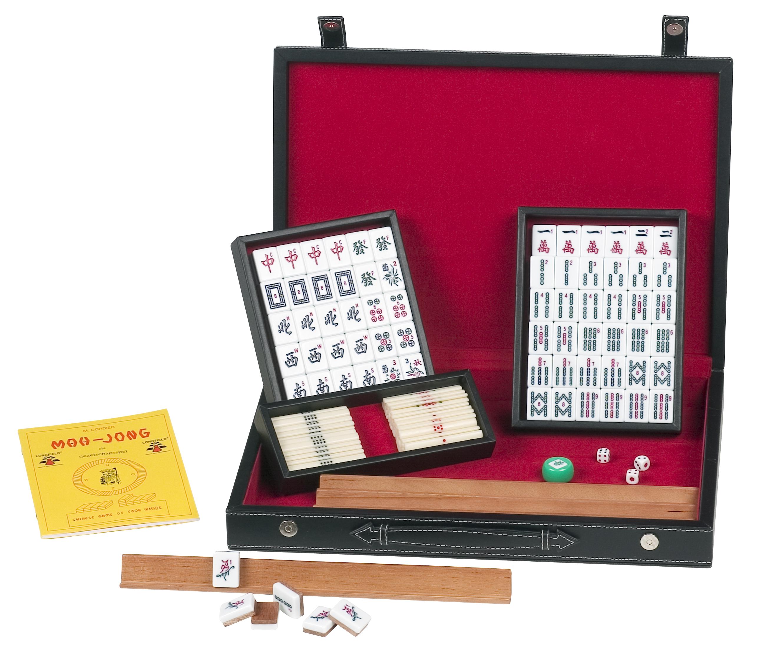 Mahjong deluxe met latten