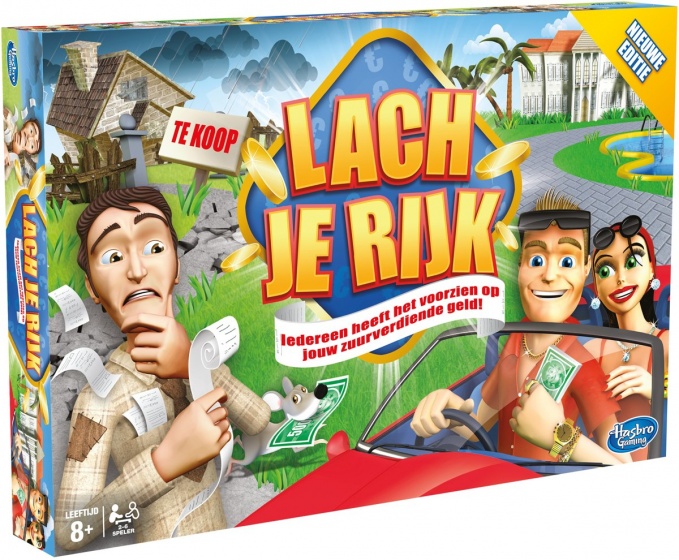 Lach Je Rijk - Bordspel