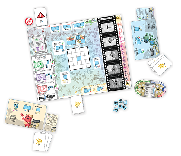 Roll camera - Bordspel