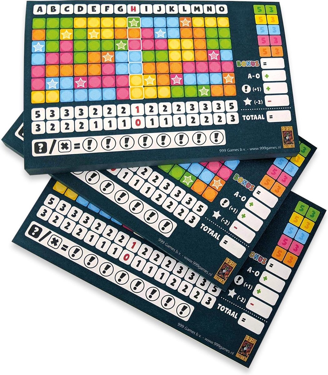 Keer op Keer Scoreblok 2 stuks Level 1 - Dobbelspel