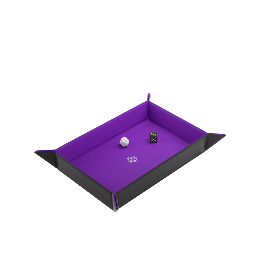 Magnetic Dice Tray Rectangular - Black/Purple Magnetic Dice Tray Rectangular - Black/Purple