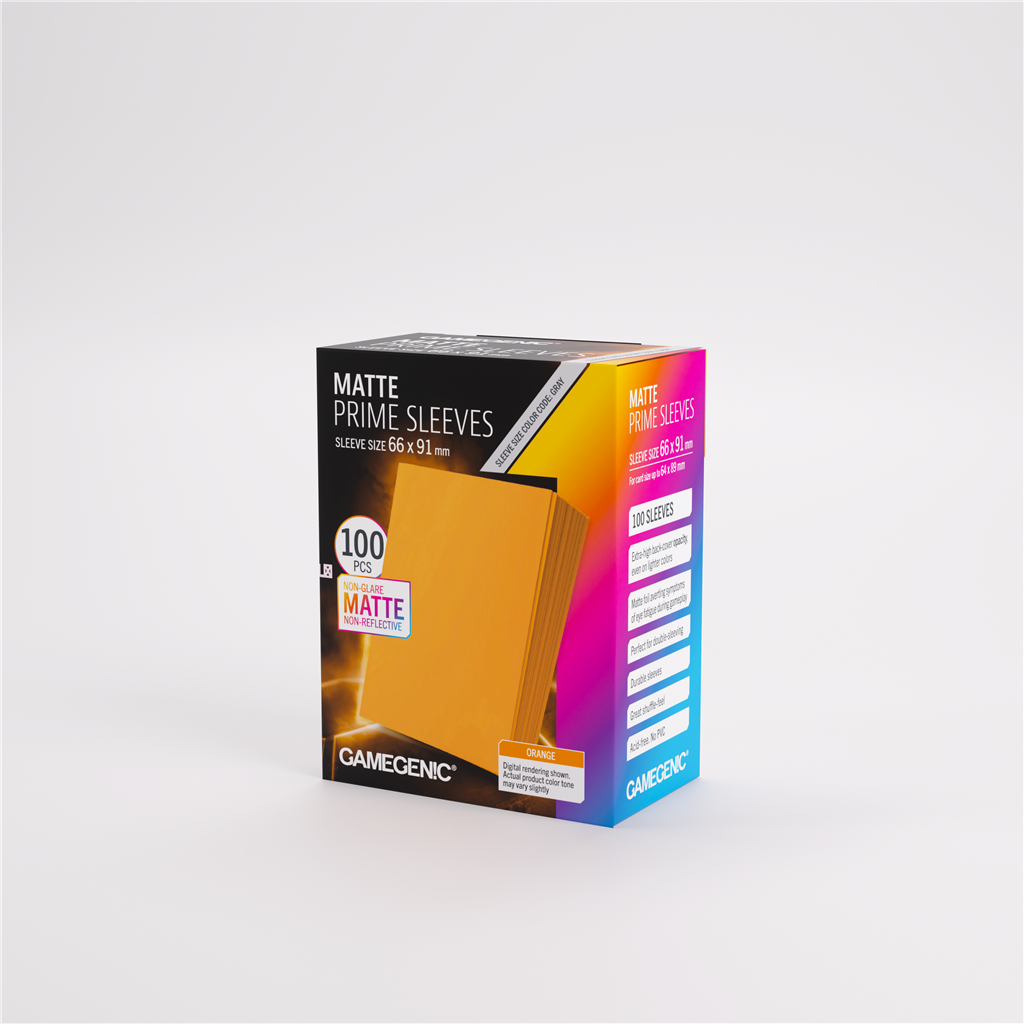 Sleeves: Pack Matte Prime Orange (100)