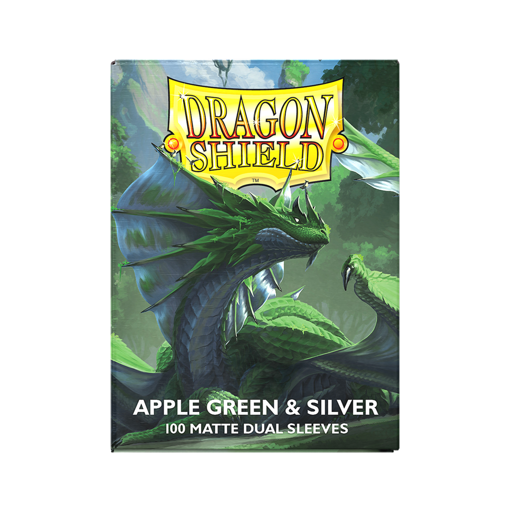 SLEEVES DS Matte Dual - Apple Green & Silver