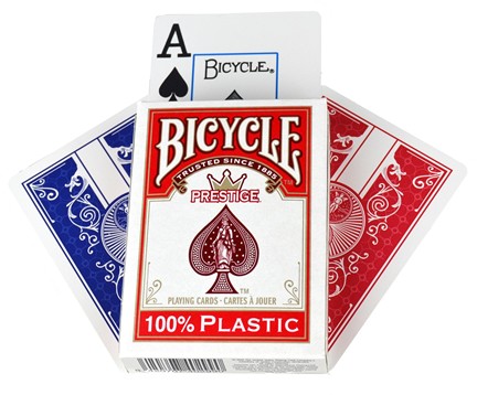 Bicycle 100 % plastic pokerkaarten