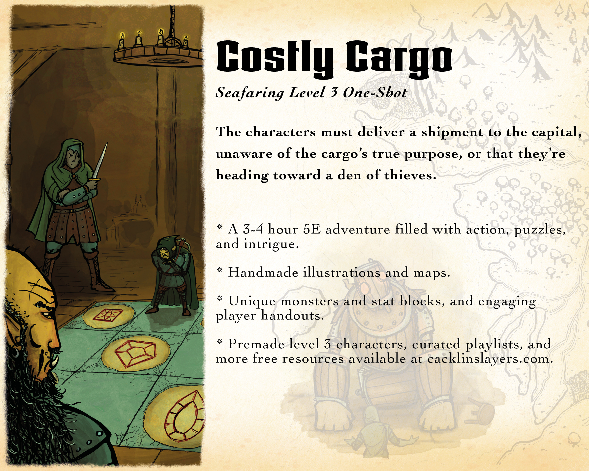Zineshot #2 - Costly Cargo (A 5E Adventure)