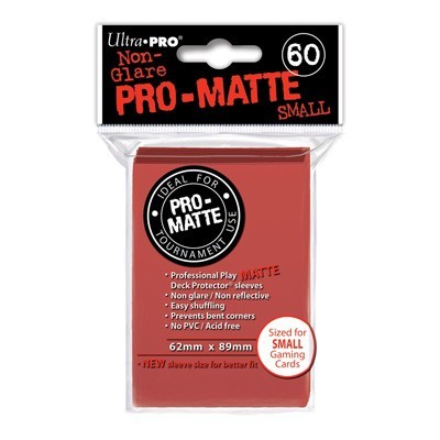 Ultra Pro - Small: Red Matte (60)