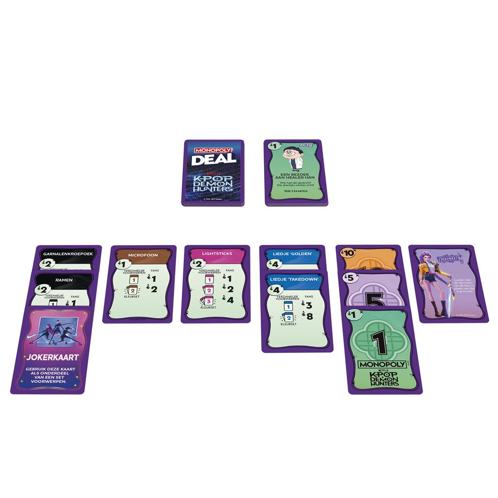 Monopoly Deal Kpop Demon Hunters