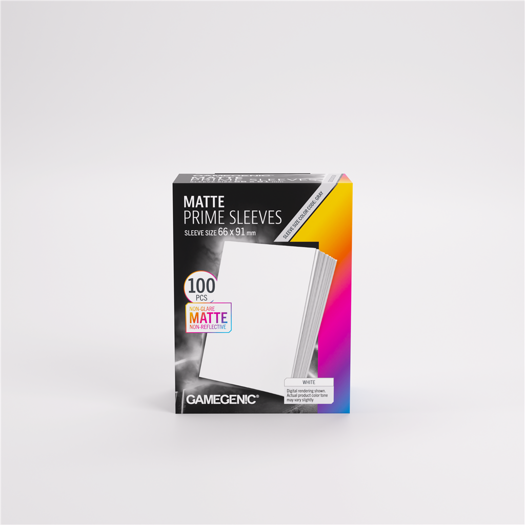 Sleeves: Pack Matte Prime White (100)
