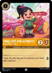 Lorcana Vanellope von Schweetz Card