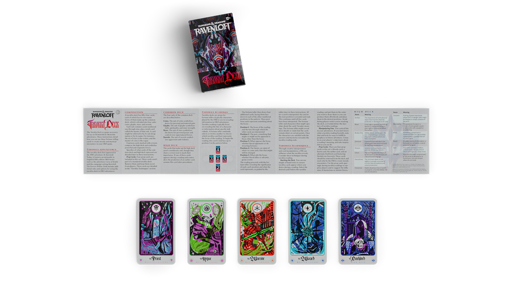 D&D Ravenloft Horrors Within Tarokka Deck