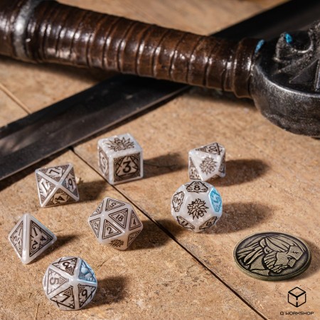 The Witcher Dice Set - Geralt - The White Wolf