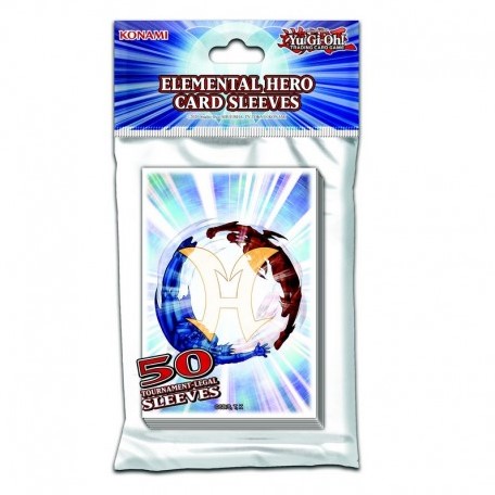 YGO - Elemental Hero Card Sleeves (50 Sleeves)