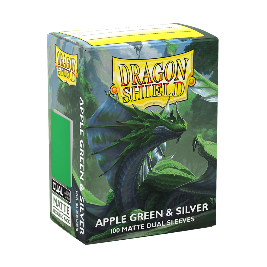 SLEEVES DS Matte Dual - Apple Green & Silver