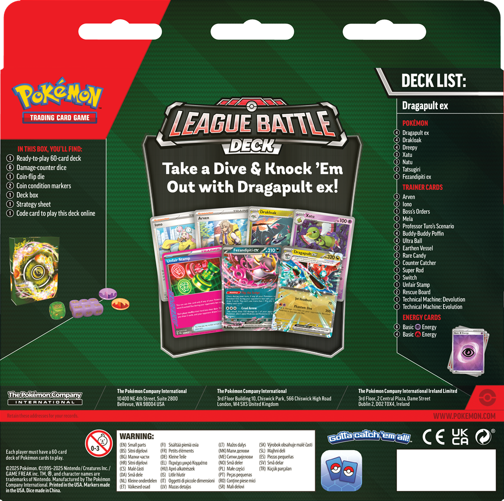 Pokemon: League Battle Deck - Dragapult