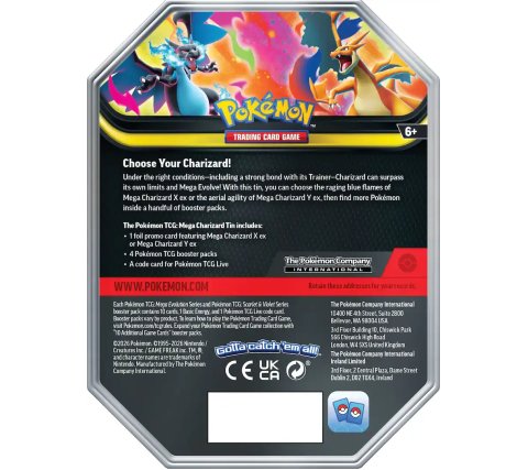 Pokemon: Mega Charizard Y EX-Tin
