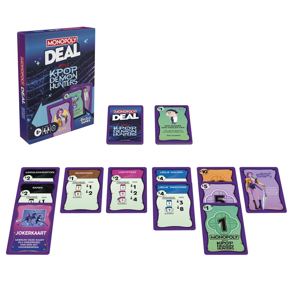 Monopoly Deal Kpop Demon Hunters