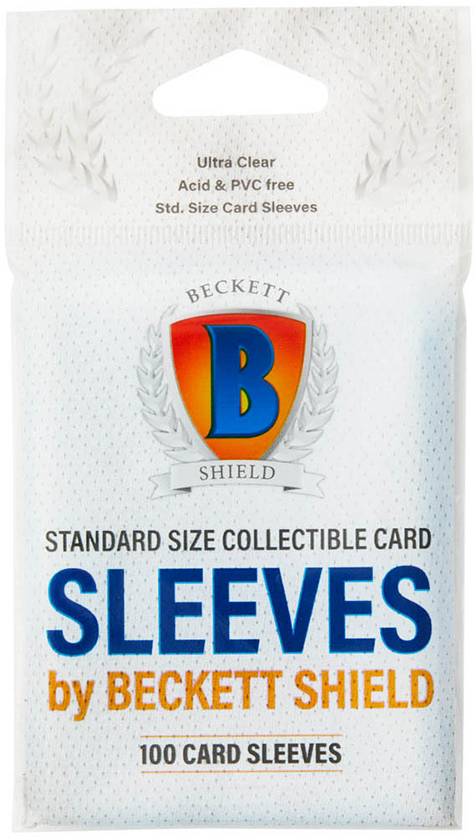 Beckett Shield Card Sleeves - Standard Clear
