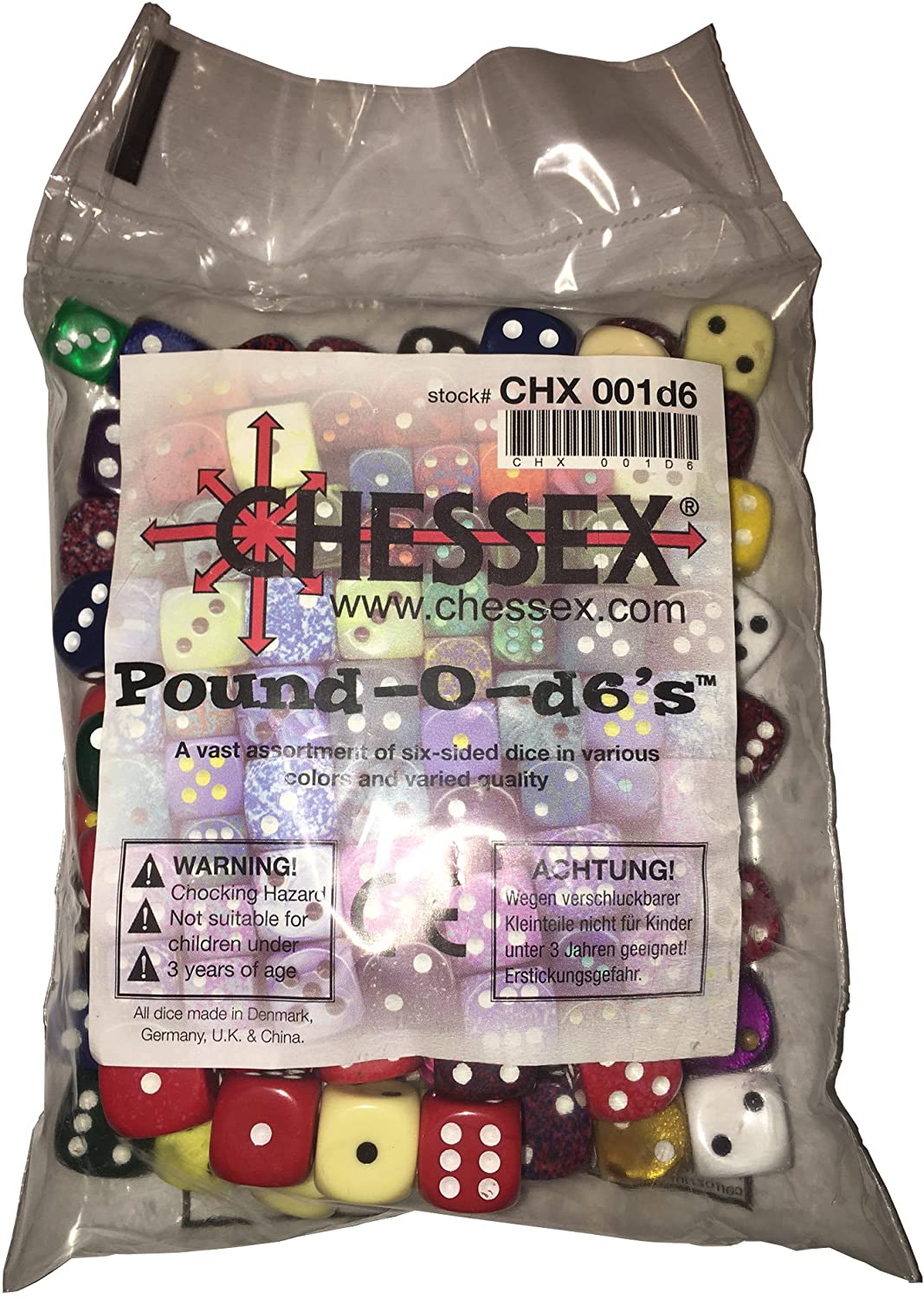 Dobbelstenen Assortiment - Pound-o-d6 (80-100 Dice)