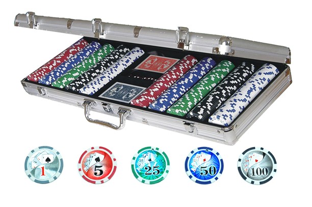 Poker koffer Alu 500 laser Vegas chips
