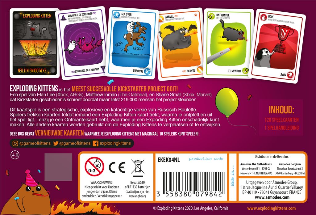 Exploding Kittens Party Pack NL