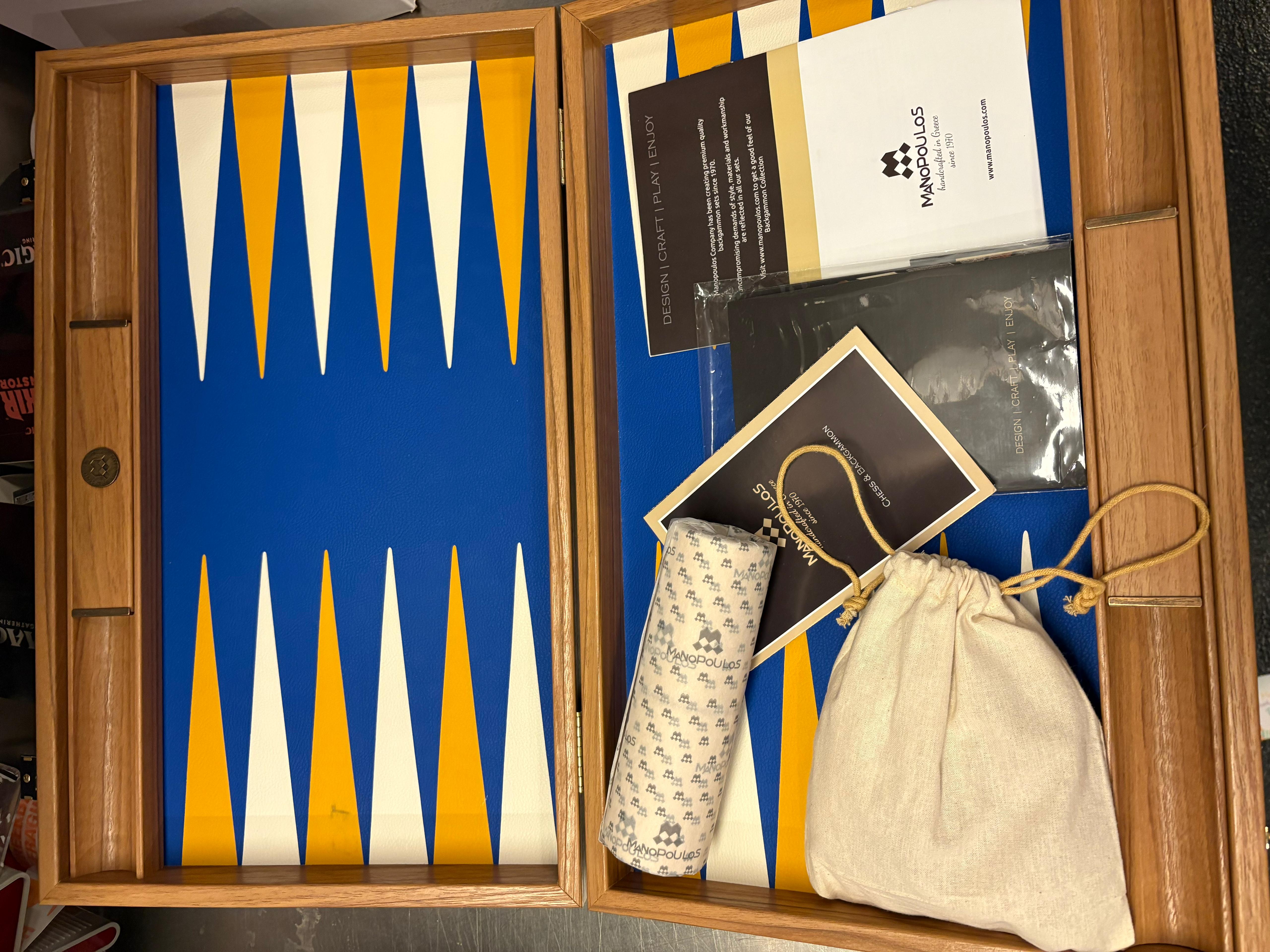 Backgammon: Royal Blue - Large (Vlekje op bord)
