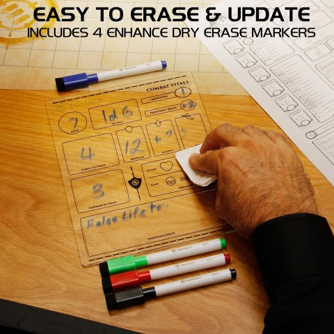 Enhance RPG Acrylic Character Sheet