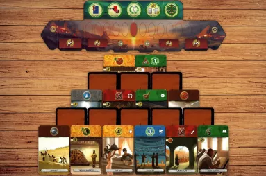 7 Wonders Duel overzicht 7 Wonders Duel spelbord overzicht